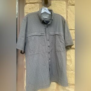 Gameguard Men's Gray Checkered Shirt. Never Worn.